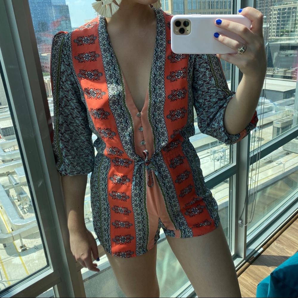 Dance & Marvel Paisley print romper
